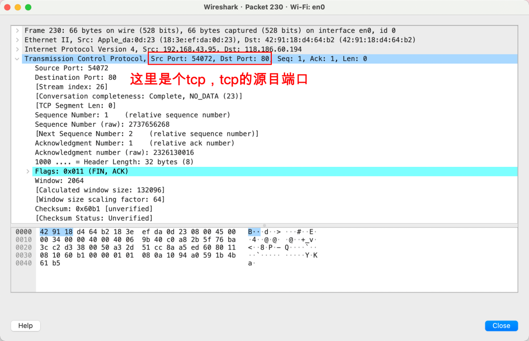 TCP packet