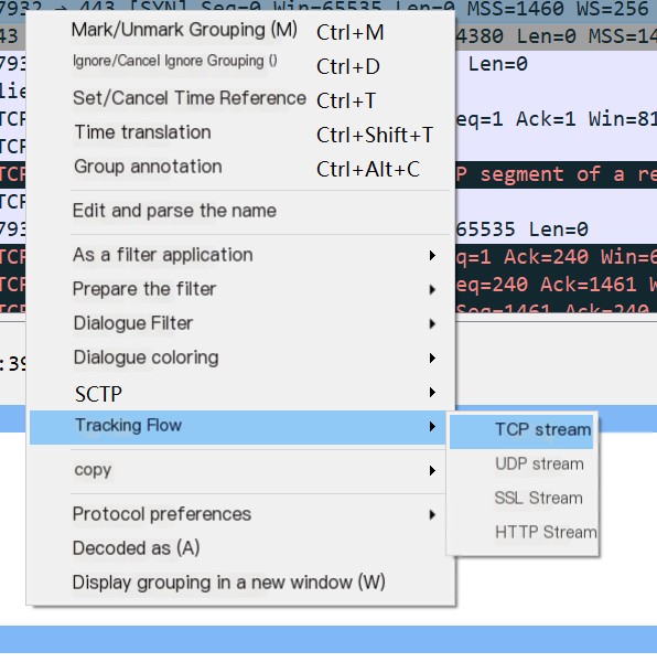  TCP packet analysis
