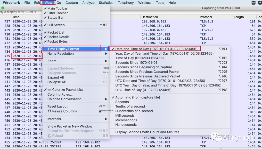 TCP/IP protocol