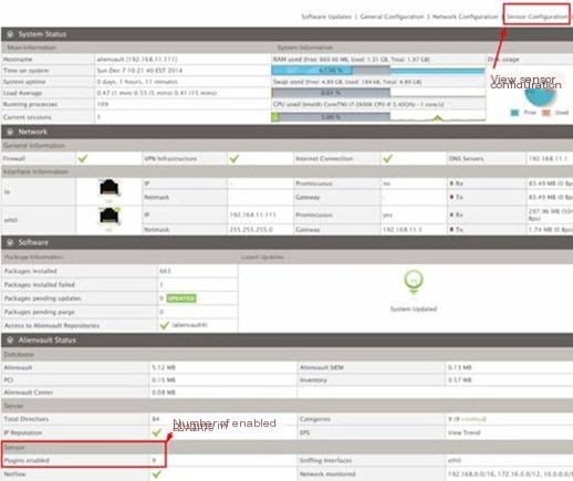 Figure 8 View Sensor-Enabled Plugins