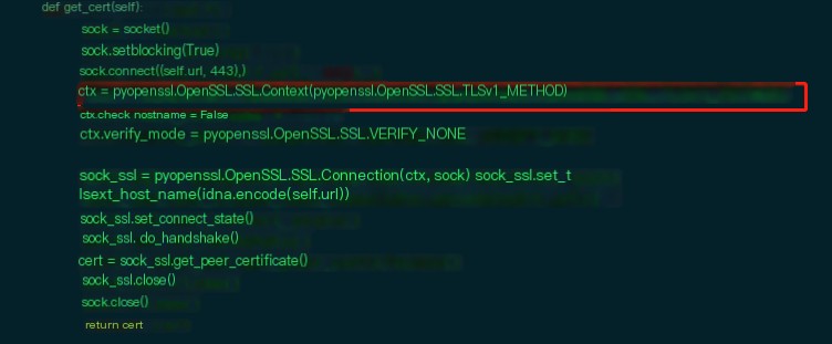 SSL handshake failure