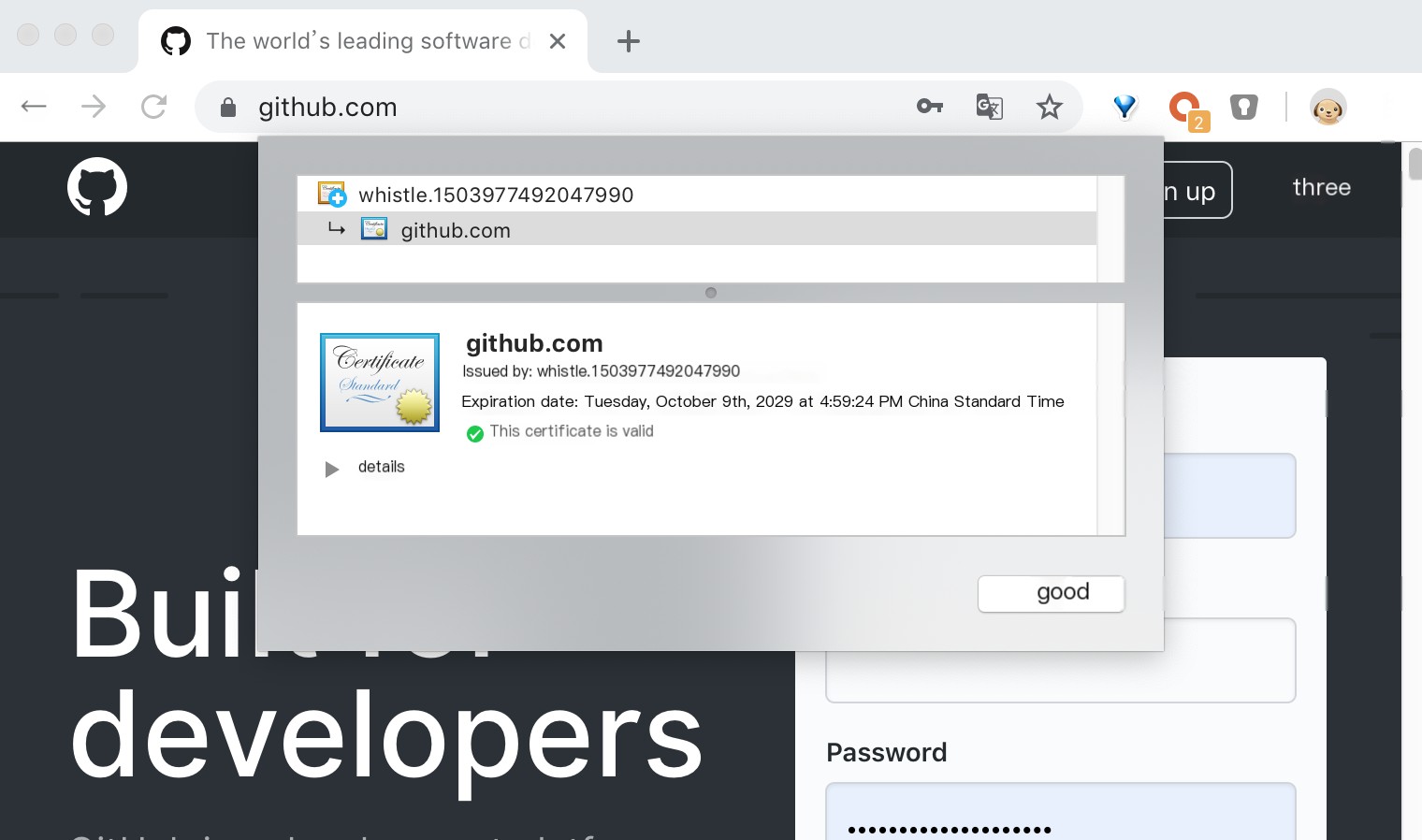 HTTPS man-in-the-middle attack