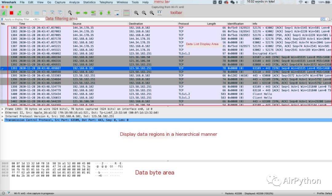 TCP/IP protocol