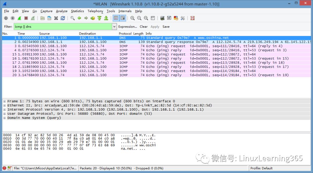 ICMP packets