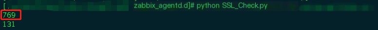 Run script to get TLS version