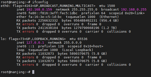 Linux network packet loss