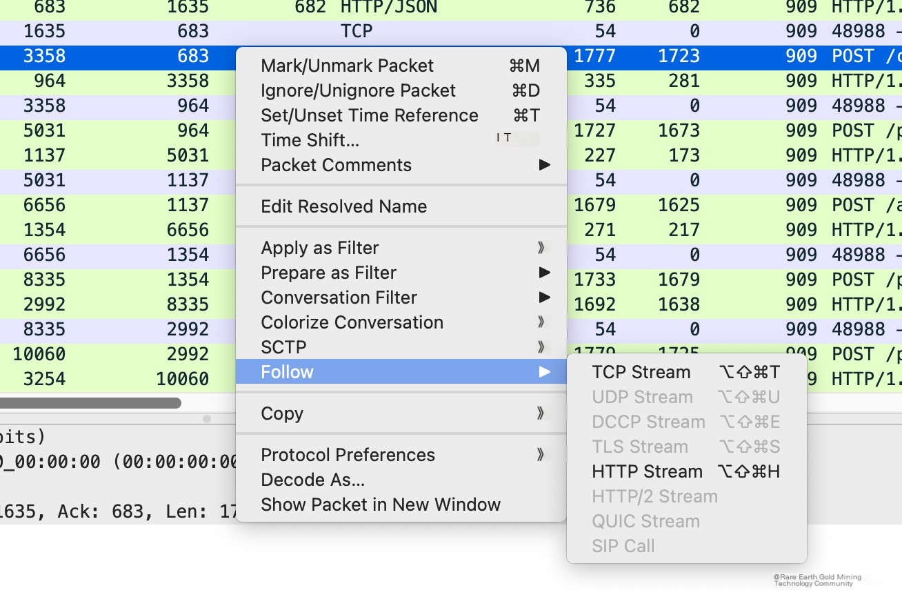 TCP packet latency